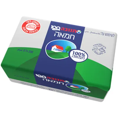 Unsalted butter, 82% fat (200 g block)