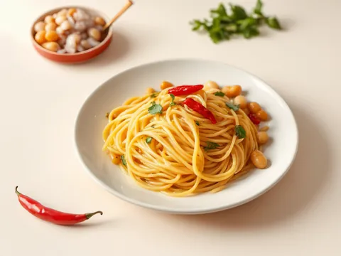 Spaghetti aglio, olio e peperoncino